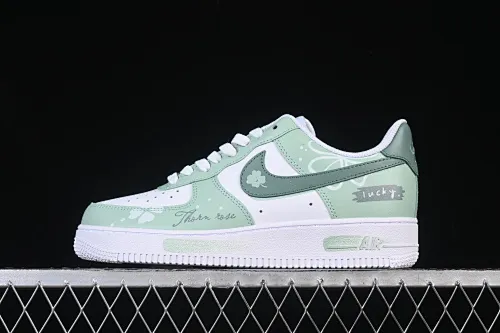 All categories Nk Air Force 1 Air Force series Nk Air Force 1 Low Air Force low-top Nike Air Force 1'07 Low Clover Air Force 1 low-top casual sneakers ZH0316-098
